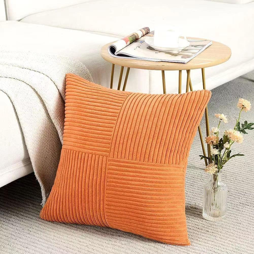 Green Patchwork 50x50 CM Cushion Cover for Soft Couch Living Room Striped Modern Blue Throw Pillow Cover Home Decro Pillowcase
