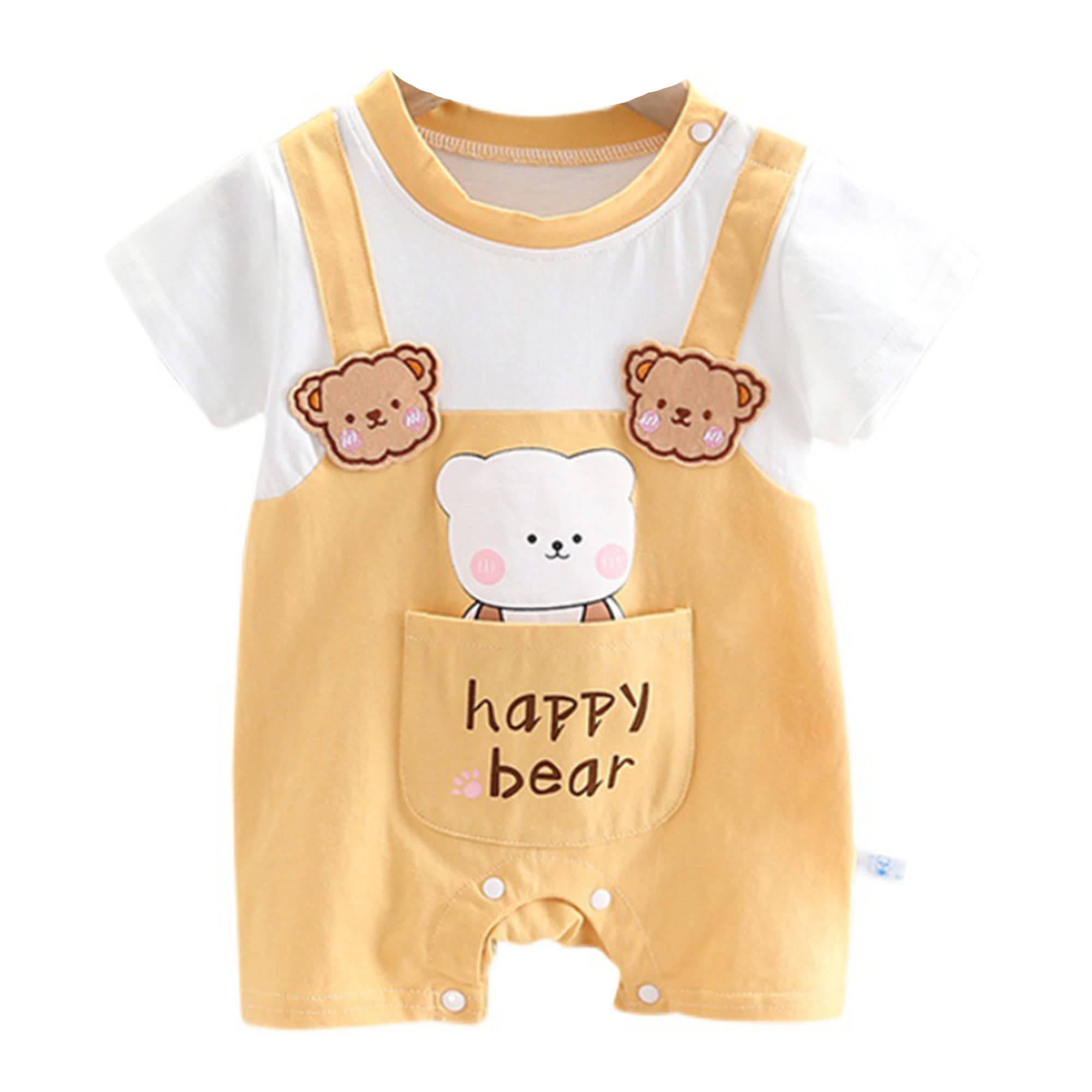 

Baby Short Baby Open Baby Romper Jumpsuits [GORBAST] Boys Clothes, Summer, Sleeves, Newborns, Underwear, Rompers, Clothes, Jumpsuits, Front, [80]