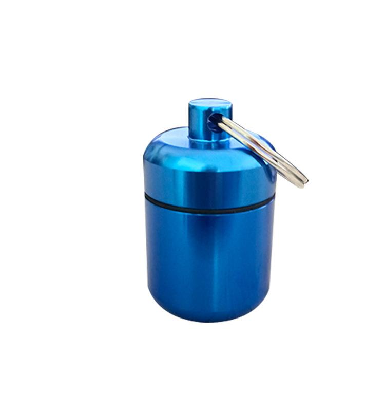 Portable Mini Waterproof Aluminum Pill Box Cases Container Organizer Storage Tablets Bottle Medicine Vitamin Pillboxs Fish Oils