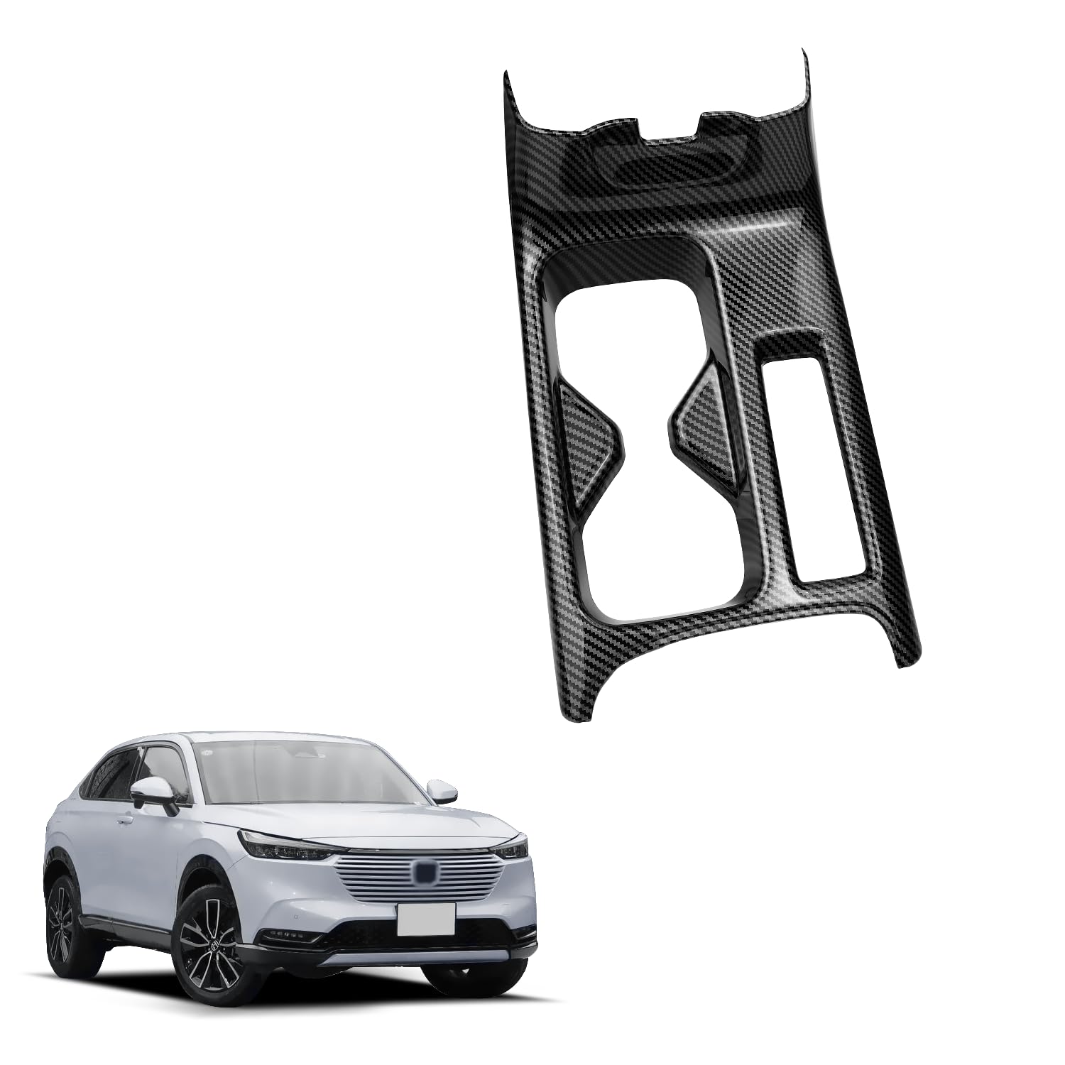 

Drink Cup Holder Panel for Honda Vezel Vezel Accessories by New Vezel interior Interior Cup holder New bezel Interior custom parts fiber