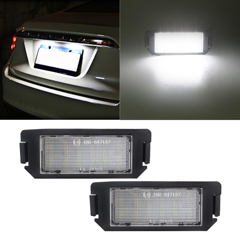 license plate lights Suitable For Kia Picanto TA For Hyundai i20 XG30 Terracan HP white LED car waterproof license plate lights