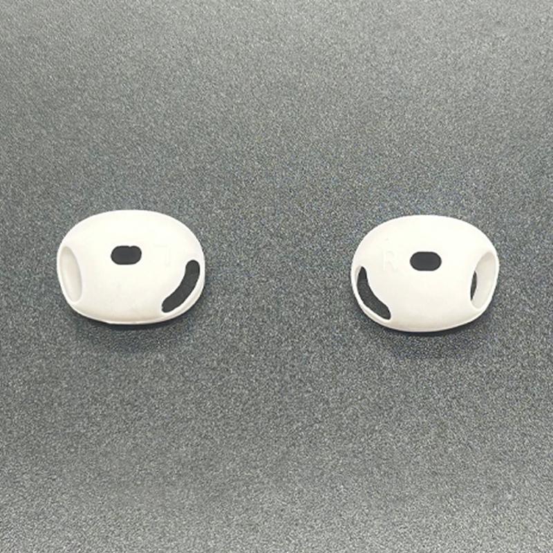 

1 пара силиконовых амбушюров для Airpods 4 Чехол для беспроводных наушников Защитные амбушюры Чехлы для Airpods 4 Амбушюры Насадки для ушей A6