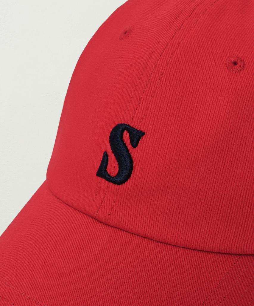 Seteo Classic Small Logo Ball Cap Red