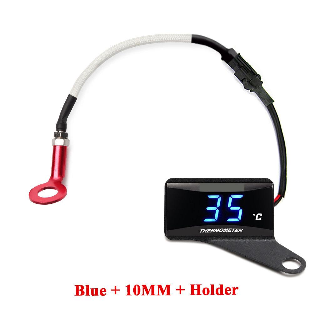 Koso Mini Square Digital Motorcycle Cylinder Head Temperature Sensor Universal Gauge for NMAX125 XMAX250 300 With Holder