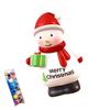 Unpainted Santa Theme Savings Box Craft Project For Kids Christmas Decoration Home Ornament Gift Ideas Money Box