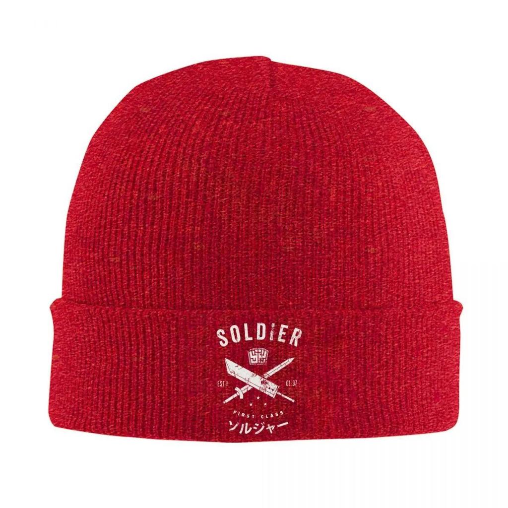 Soldier Knit Hat Beanie Winter Hats Warm Hip Hop Final Fantasy Video Game Caps for Unisex Women