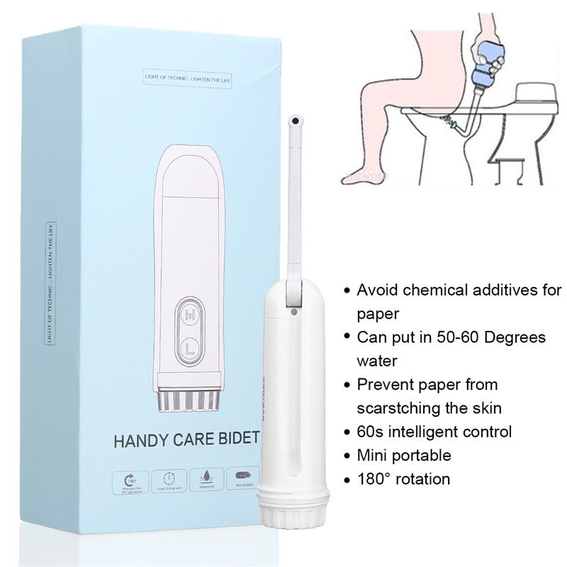 Handheld Mini Travel Electric Portable Bidet Handheld Sprayer Toilet Kit Lower Body Vulva Body Cleaner
