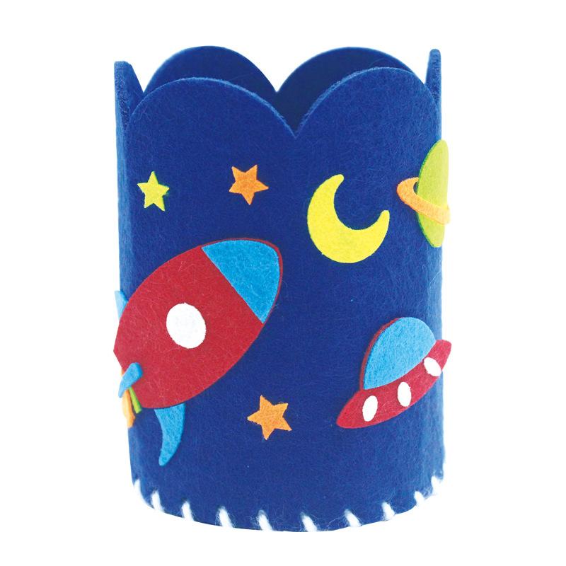 Držák na tužky DIY, hračka pro děti, ručně vyráběná sada pro děti, kreativní ruční práce, nádoba na pero, hračky, dětské vzdělávací hračky, DIY řemeslné sady