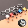 Simulation Car Manual Shift Modification Pendant Decompress Six-Speed Shift Gear Key Chain Metal Pendant For Automobiles Fun Plaything
