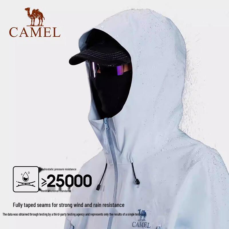 Camel Wang Junkai Series Unisex 3-Layer Waterproof Hardshell Trekking Jacket