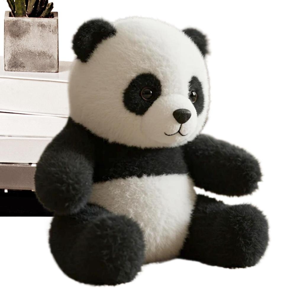 Cute Stuffed Animal Pandas Soft Plush Pandas Figurine Plush Animal Doll Collectible Home Decoration For Men Women Adults Teens