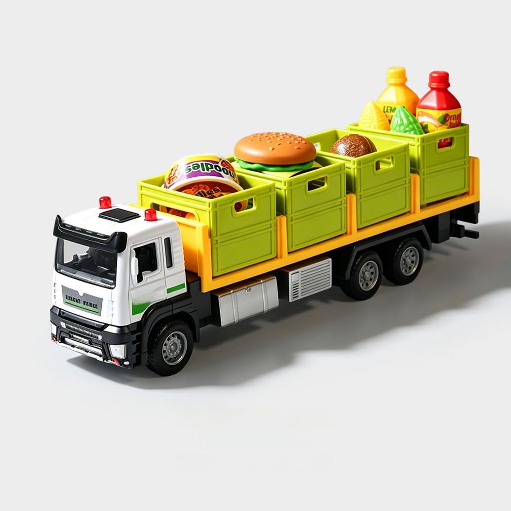 Plastic Water Truck Playset With Spray Function And Sound Effects For Children