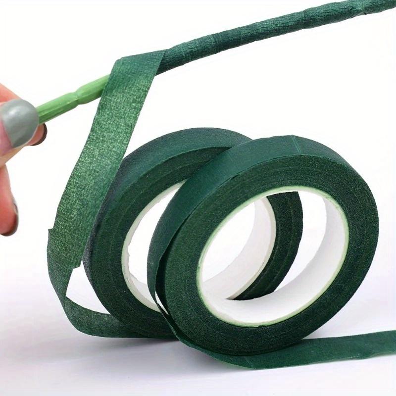 2/5/8 Rolls Green Bouquet Floral Tapes, Self-adhesive, for Wrapping Stamen, DIY Flowers Decor, with Floral Tape for Florist, Wedding Party Props