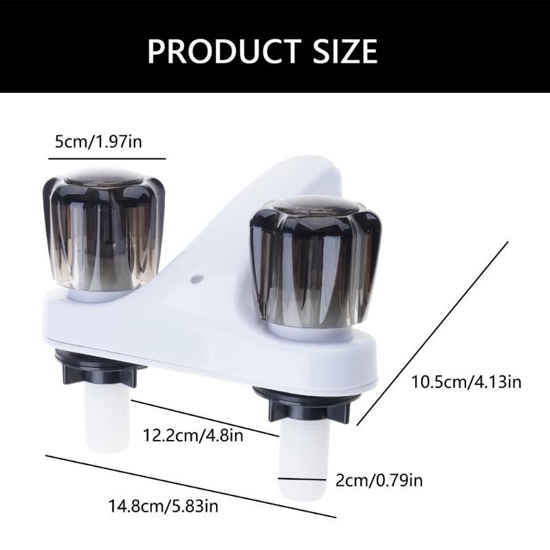 RVs Shower Faucet for Campers Travel Trailer Motorhome Replacement Shower Faucet Valves Diverter Shower Part Accessories