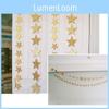 Atractiva Guirnalda de Papel con Estrellas para Decoraciones de Baby Shower y Cumpleaños