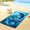 Microfiber Beach Towel Dolphins Quick-Drying 3D 150X75 Cm