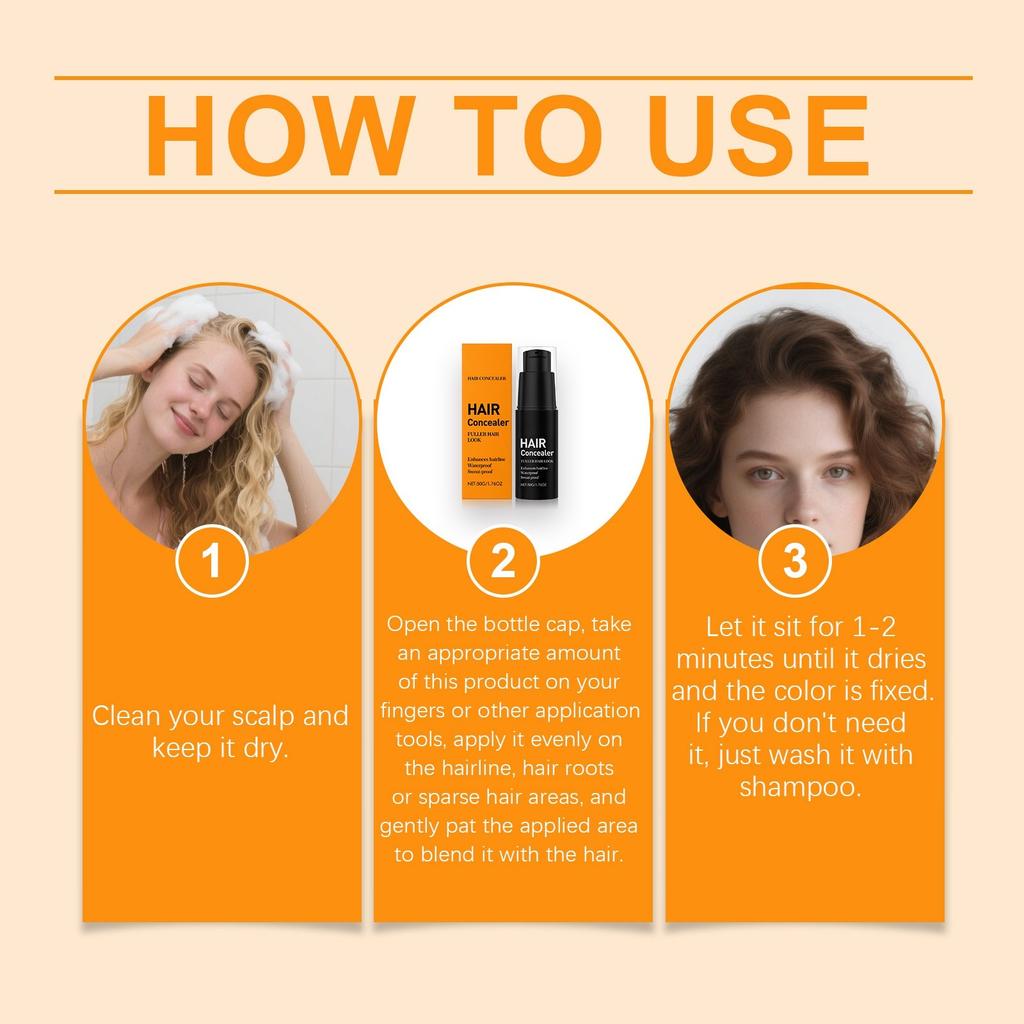Hair Concealer Hair Concealer Hair Concealer Stick Fits Naturally Without Being Jarring Or Increasing Hair Volume
