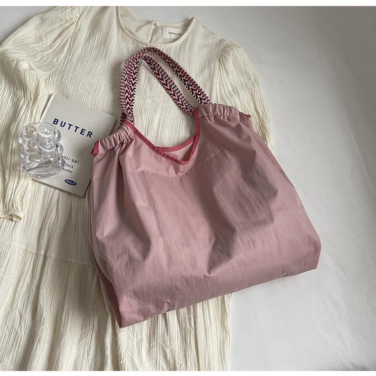 Stylish Large Capacity Embroidered Tote Bag for Women - Versatile, High-End Feel, Perfect for Casual Outings and Single Shoulder Wear.