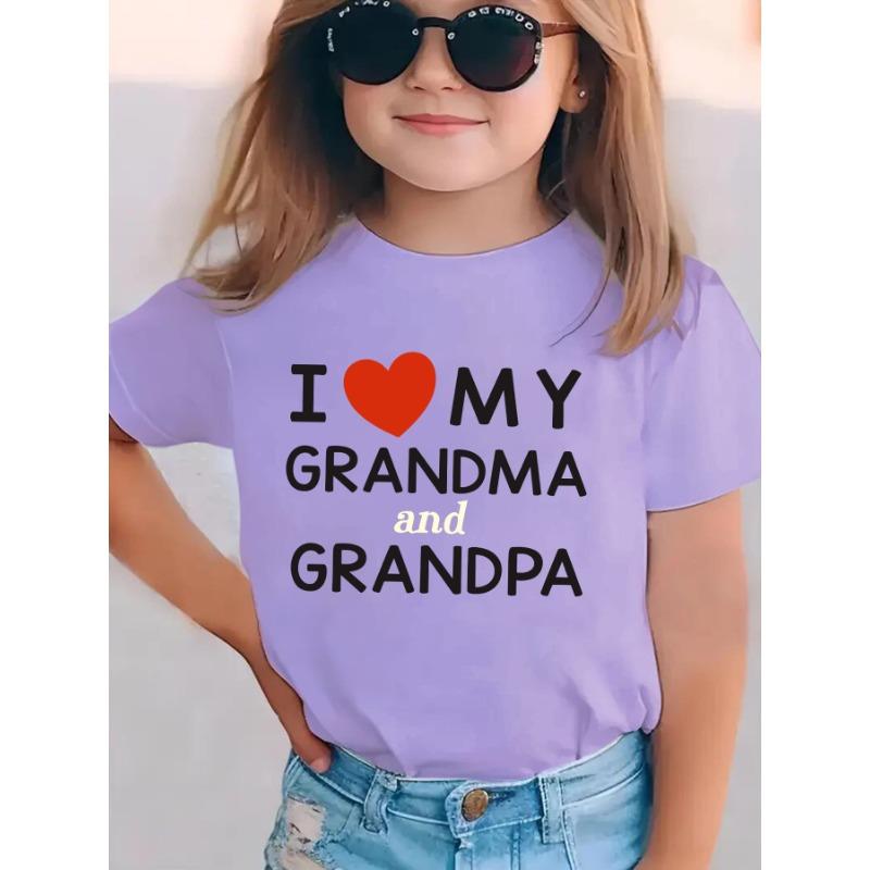 Europäische Größe Sommer Mode Mädchen Kurzarm T-Shirt Element Cartoon Muster Druck Lässig Vielseitiges Oberteil