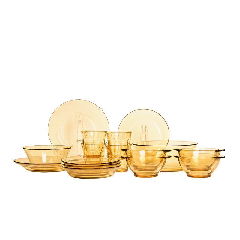 Pyrex Corning Luminous 16-Piece Glass Dinner Set