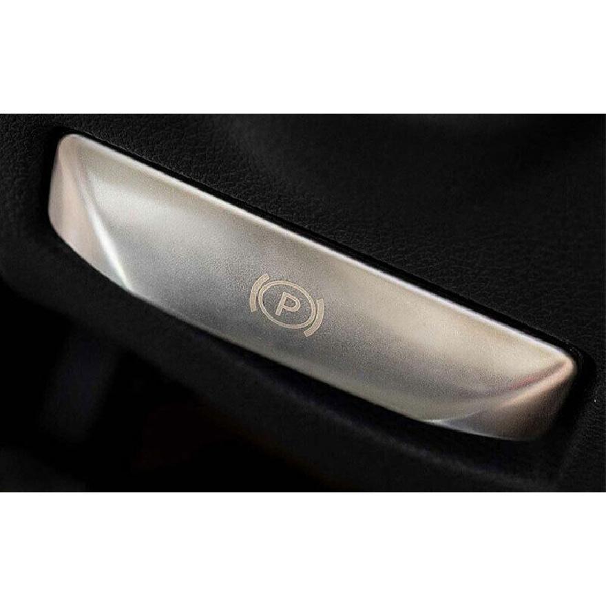 Silver Titanium Emergency Brake Switch Panel Trim Fit For Benz 2007-2014 C-Class