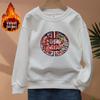 Autumn/Winter Unisex Warm Velvet Sweatshirt with Chinese-Style Embroidery Design