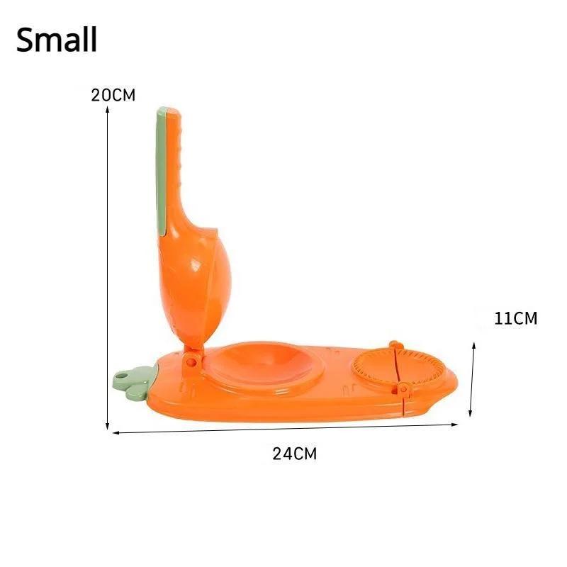 2-in-1 Efficient Dumpling Maker Manual Dough Presser Dumpling Wrapper Mold Dough Pressing Tool Kitchen Pastry Jiaozi Baking Tool