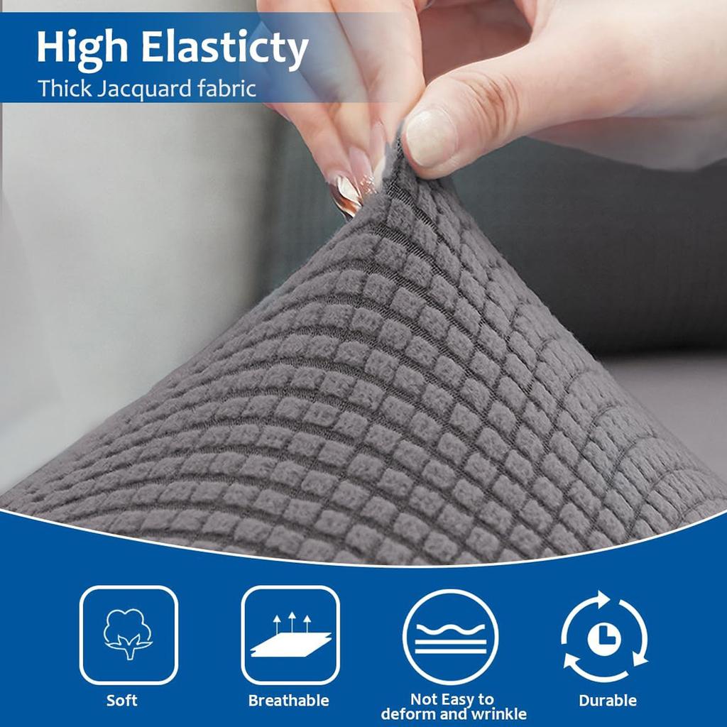 Housse de coussin pour dinette de camping-car, housse de siège de cabine de camping-car, housse de canapé pour banc de voiture de camping-car, 1 housse de dossier et 1 housse de banc