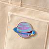 De Otte Planeter Broche, Venus/Jorden/Jupiter/Uranus/Neptun Broche, Metalmærke, Kreativ Planet Serie Broche, Emaljenåle til Skoletaske Rygsæk