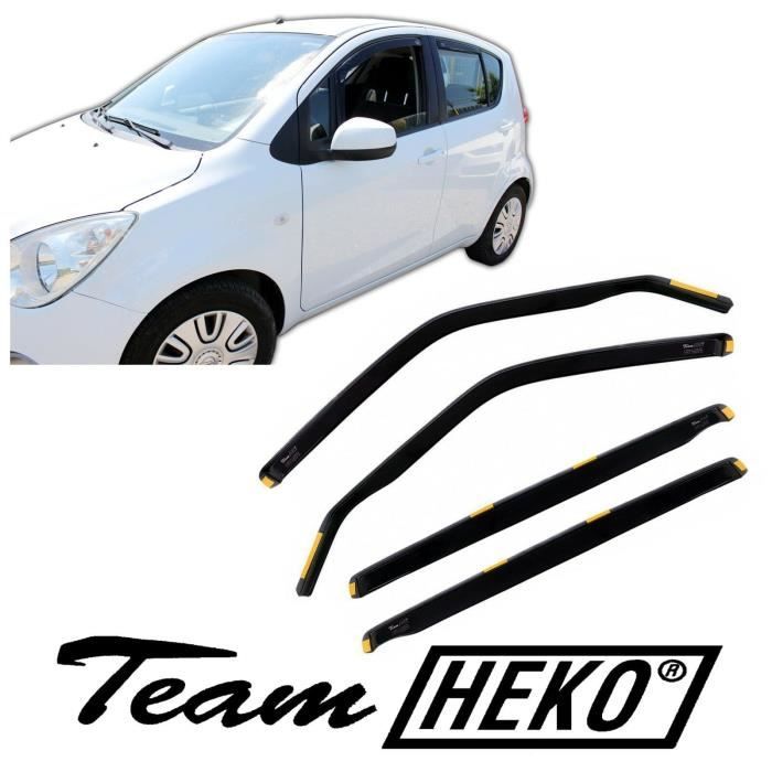 J&J AUTOMOTIVE | Heko Deflecteurs d'air Déflecteurs de Vent Pour Opel Agila 2008-2014
