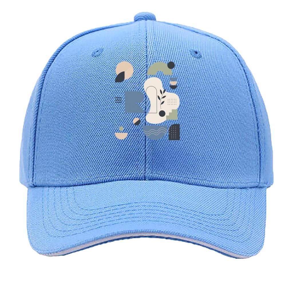 Minimal Abstract Geometric Calm Layo Hip Hop hat Fashion Outdoor Sports Sandwich Baseball Cap