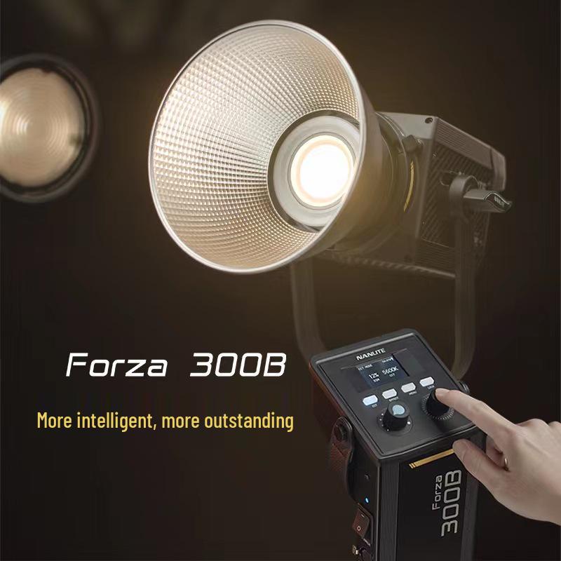 Nanguang Forza300B Bi-color LED Video Light with Eggcrate Bracket
