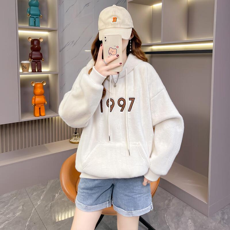 IMAGINEX Women's Urban Casual Long-Sleeve Hooded Sweatshirt