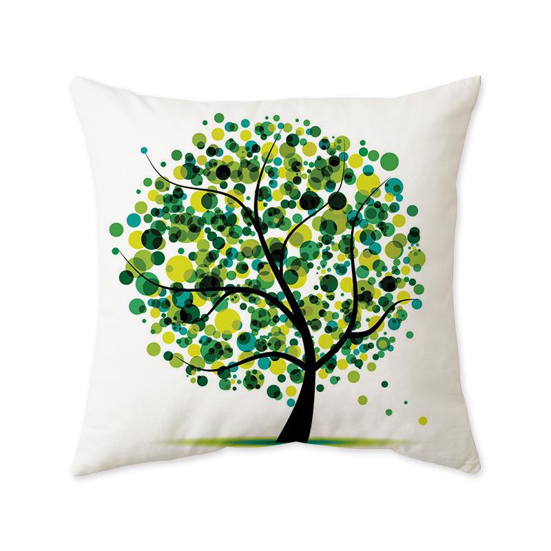 Colorful Abstract Floral Cushion Cover for Sofa or Home Décor