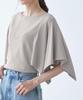 ROPE PICNIC Knit Pullover UV Cool to the Machine Scarf Sleeve Gray [Easy Care, Protection, Touch, Washable] Knit, Women's, (09)