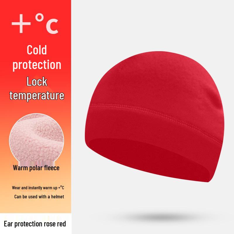 Thick Fleece Ear-Protective Winter Motorcycle Helmet Liner