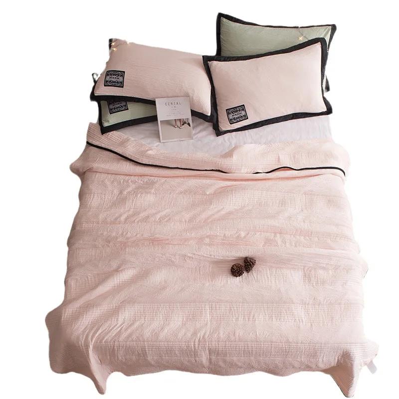 Sommerdecke, Klimaanlage, einfarbige Decke, Einzel- und Doppelbettdecke, Vakuum-einfarbige Decke