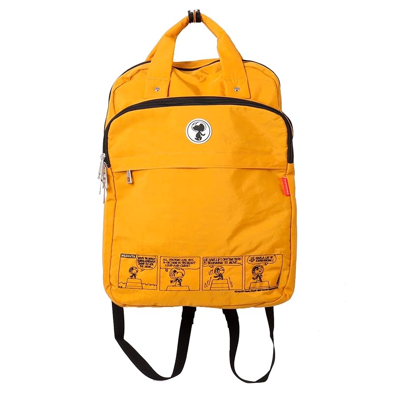 

[ZUCCHERO] backpack ladies large capacity lightweight light snoopy Goods adult for mother bag peanuts water repellent nylon 2way Zucchero bag present