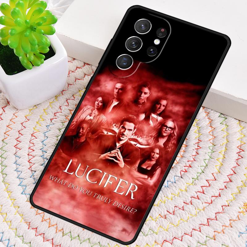 American TV Series Lucifer Phone Case for Samsung Galaxy Note 10 Pro S26 Ultra S23 S24 FE S25 S21 S22 PLUS Shockproof Cove