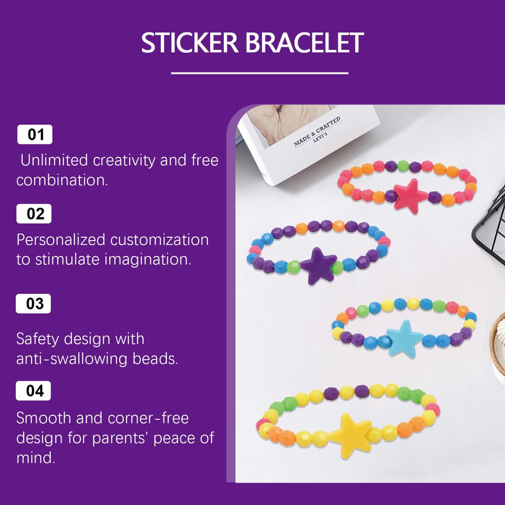 DIY Educational Jewelry Set Design Personalized Jewelry Creative Fun Children's Toys Suitable For Children's Birthdays And Festival Gifts