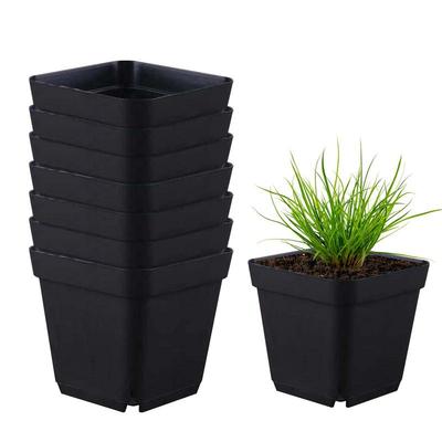 Plant Starter Pots With Drainage Holes 50Pcs/set Reusable Plant Seedling Nursery Pot For Garden Plants Vegetables