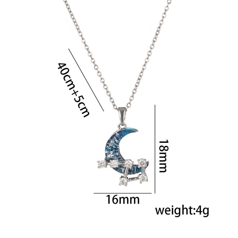 Specially for titanium steel planet starry sky non-fading necklace women's fashion personality versatile high-end sense collarbone chain jewelry