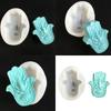 Hand Shape Flower Silicone Candle Molds for Epoxy Resin Candle Soap Making Gypsum Silicone Molds for Home Decoration