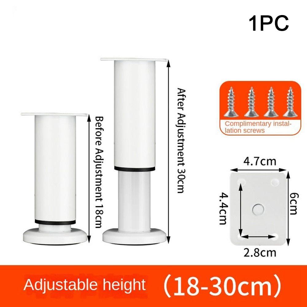 Möbelfötter i rostfritt stål Justerbar soffnivåfot Nya bordsfötter Möbler