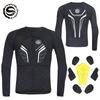 Giacca Morbida Corazzata da Motociclista Uomo Estiva CE Livello 2 Abbigliamento Body Armor Moto Protezione Motocross Maschile Equipaggiamento Protettivo da Equitazione