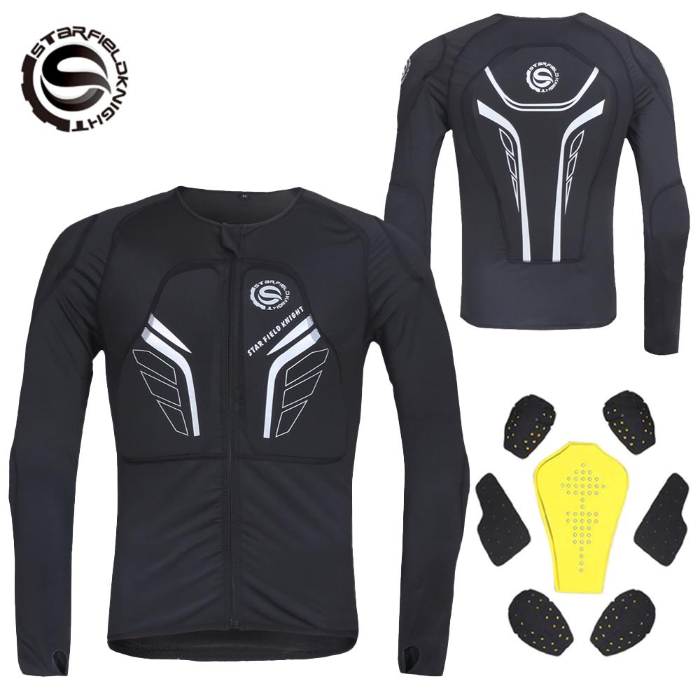 Giacca Morbida Corazzata da Motociclista Uomo Estiva CE Livello 2 Abbigliamento Body Armor Moto Protezione Motocross Maschile Equipaggiamento Protettivo da Equitazione