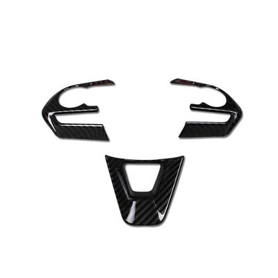 RUIQ Toyota RAV4 (5th Generation) Interior Steering Wheel Garnish, Handle Frame, Black Carbon Fiber Finish, Designed Exclusively for the Toyota RAV4