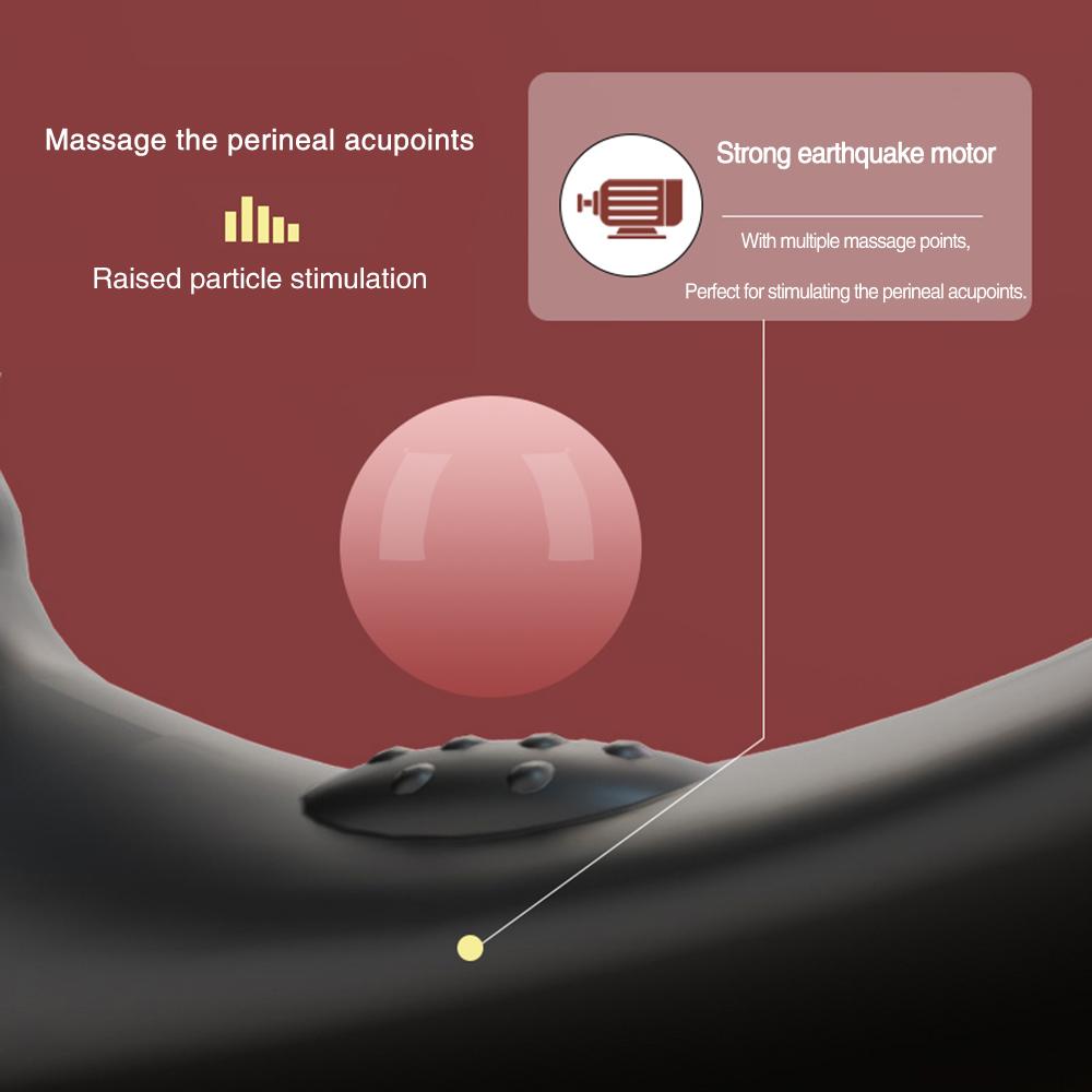 Silicone Anal Vibrator Rotation Beads Prostate Stimulator Massager Delay Ejaculation Ring Anal Butt Plug Dildos Sex Toys for Men