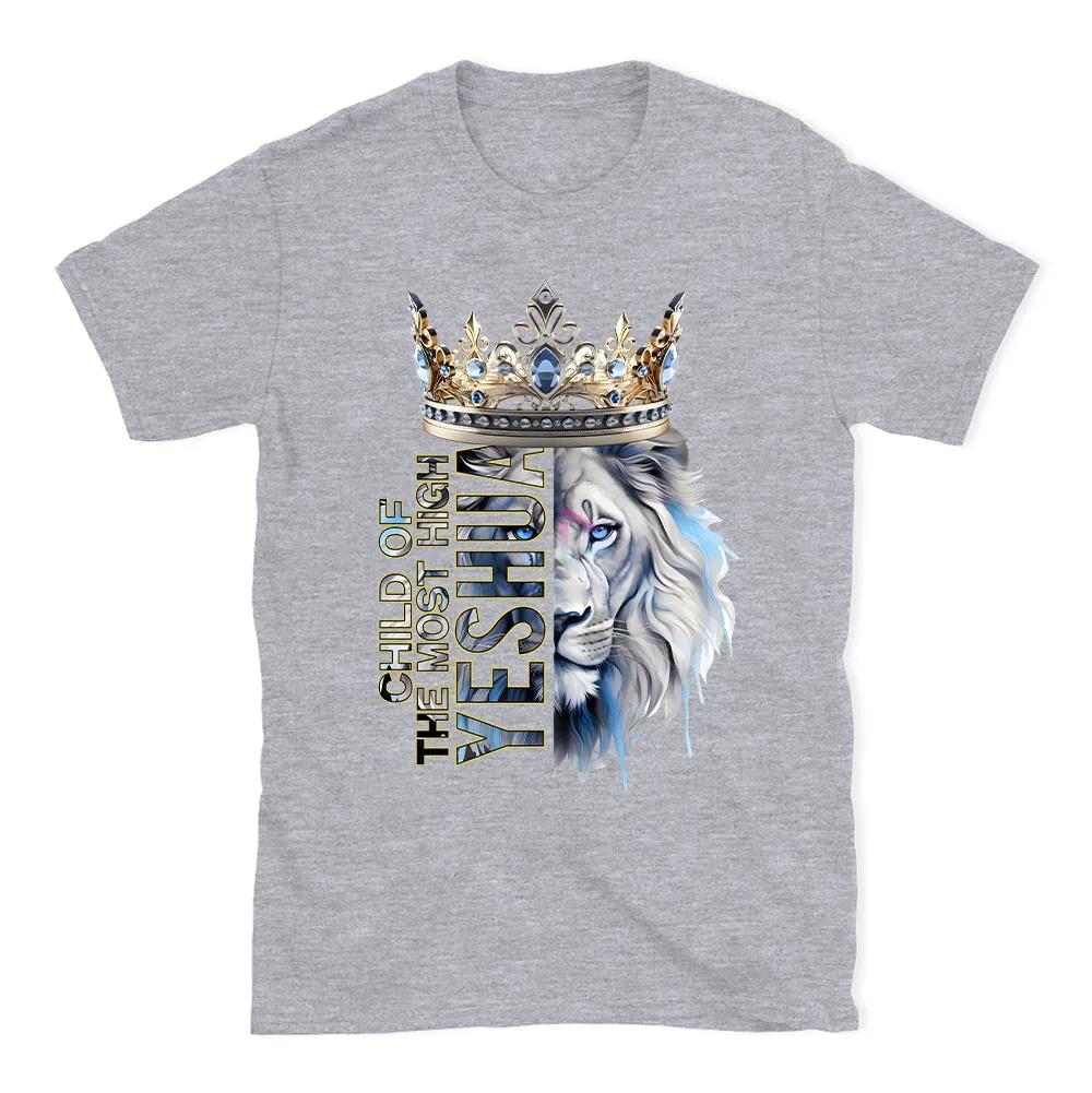 

Child of The Most High TShirt Mens and Womens Fashion Short Sleeve Cotton Tees Retro HipHop Tops Summer Blouse Men Clothing 4XL