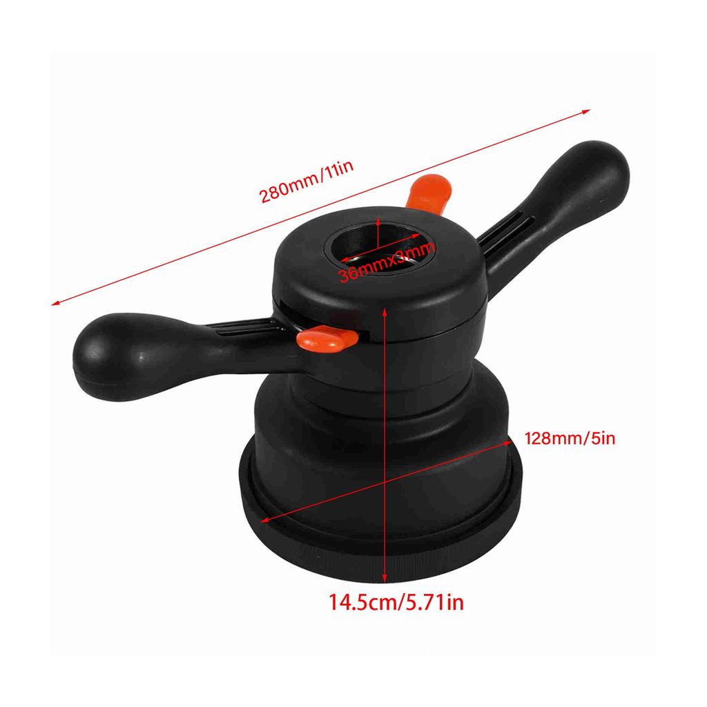 Quick Relse Hub Wing Nut Wheel Balancer Tire Change Tool(Thrd Diam. 40mm, Pitch 4mm)